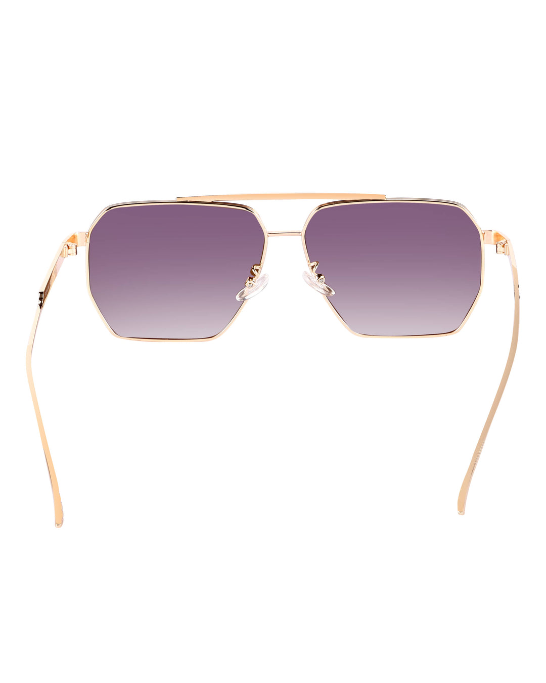 Bottaga Purple UV Protected Metal Sunglasses RT058 - ROYALTAIL