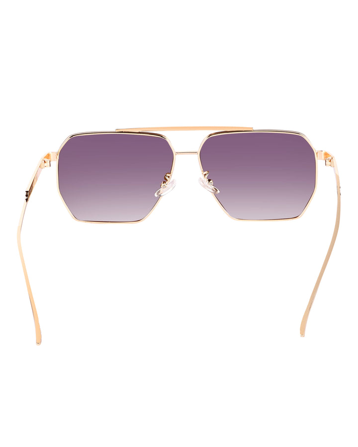 Bottaga Purple UV Protected Metal Sunglasses RT058 - ROYALTAIL