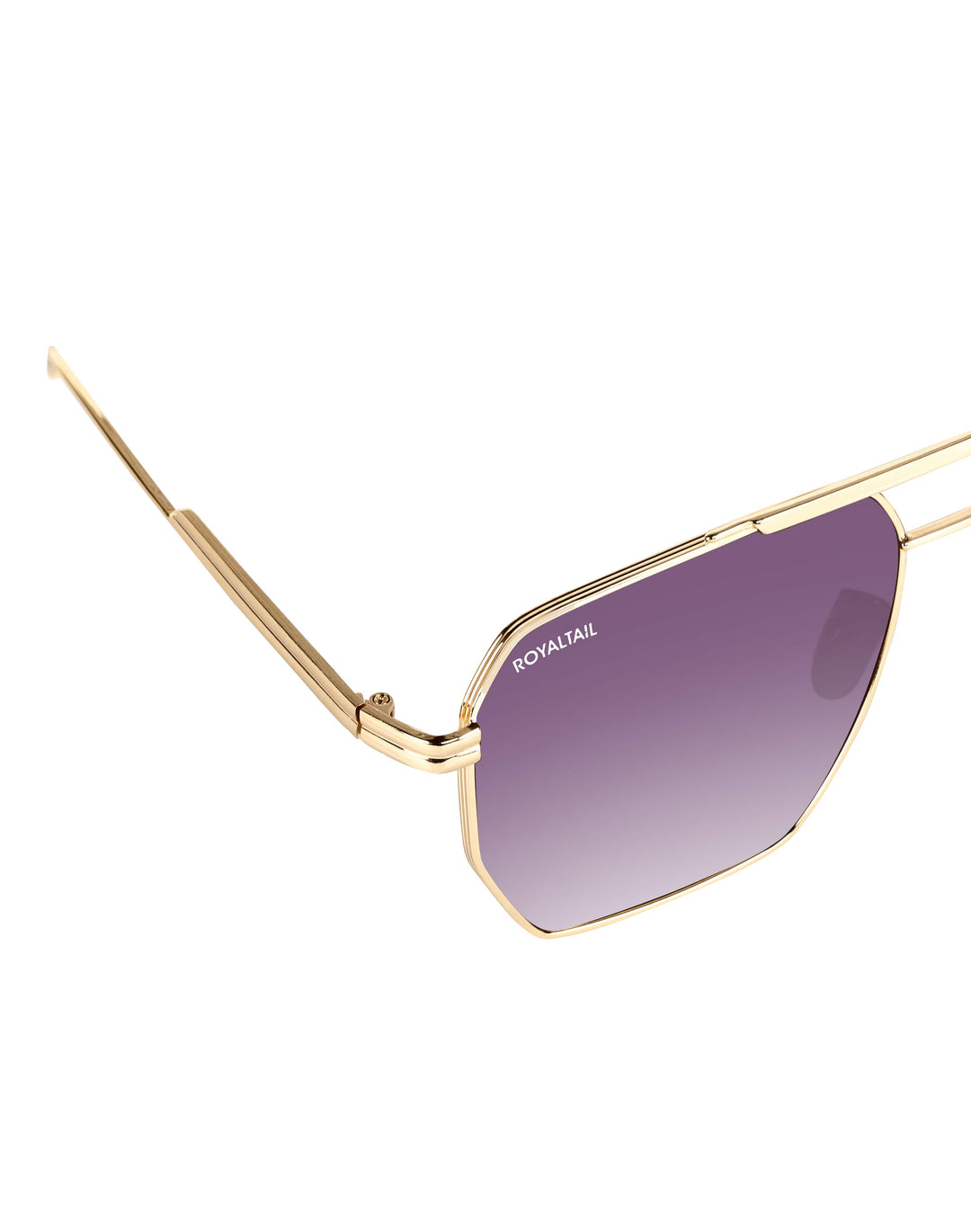 Bottaga Purple UV Protected Metal Sunglasses RT058 - ROYALTAIL