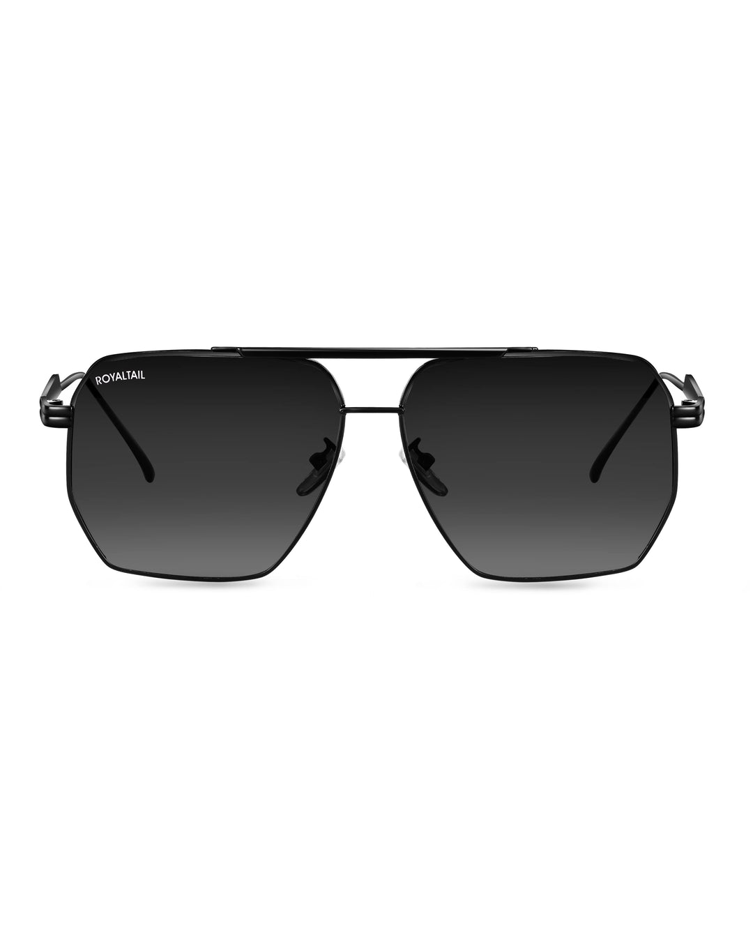 Bottaga Black UV Protected Metal Sunglasses RT061 - ROYALTAIL