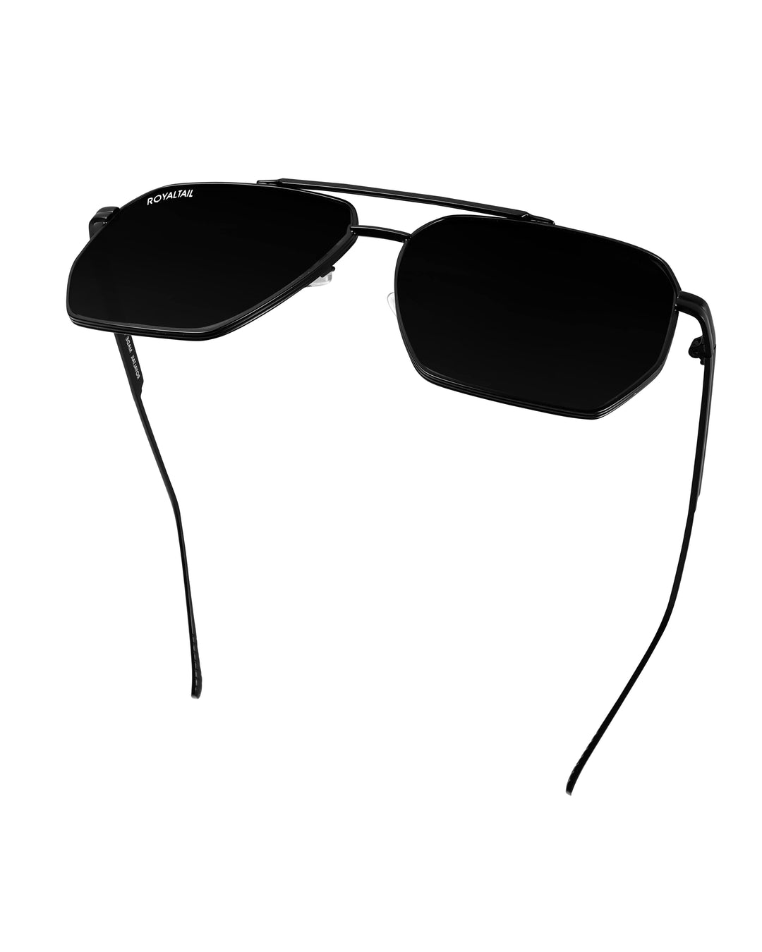Bottaga Black UV Protected Metal Sunglasses RT061 - ROYALTAIL