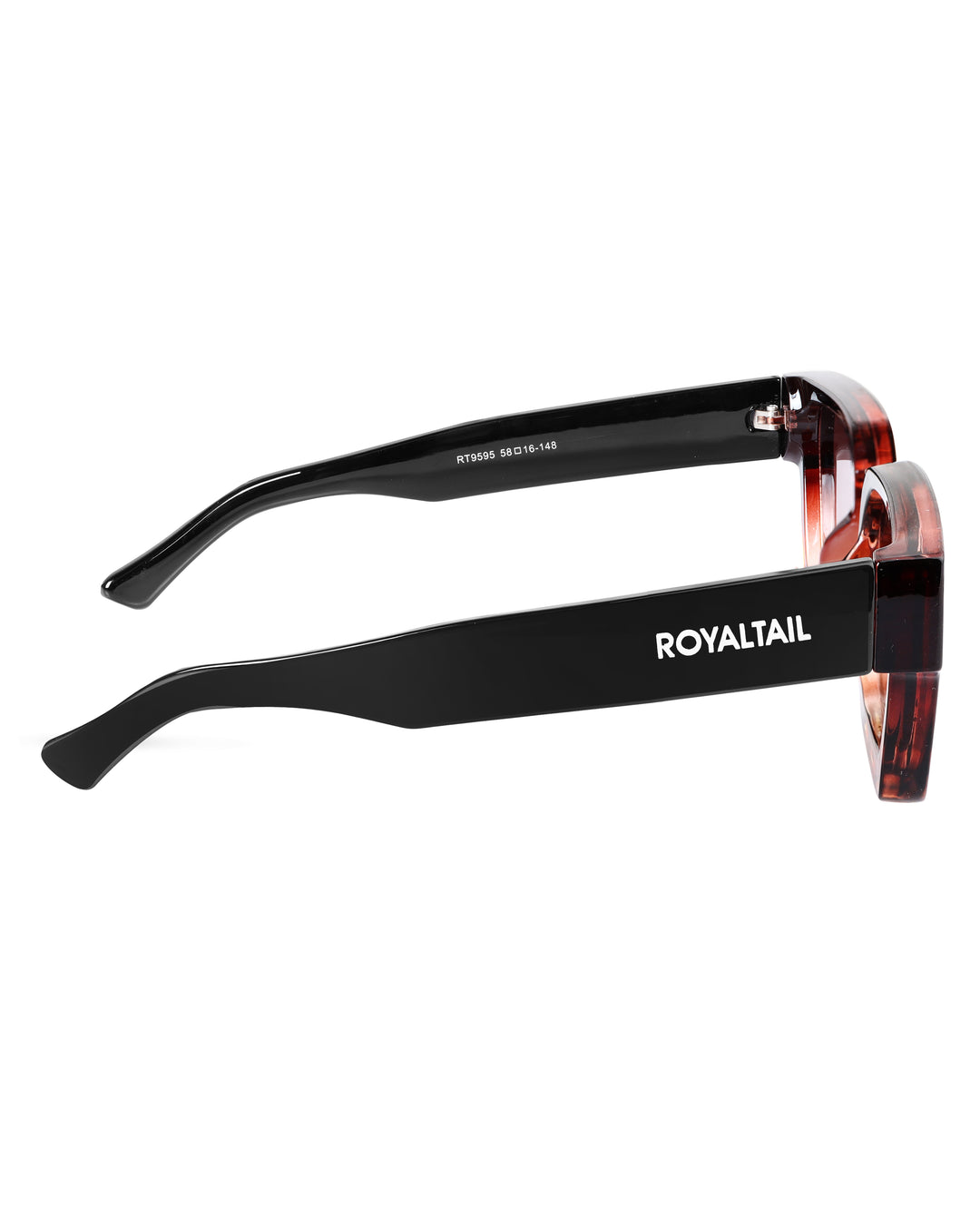 Tartaruga Classic Thick Square Brown UV Protected Sunglasses RT066 for Men and Women - ROYALTAIL