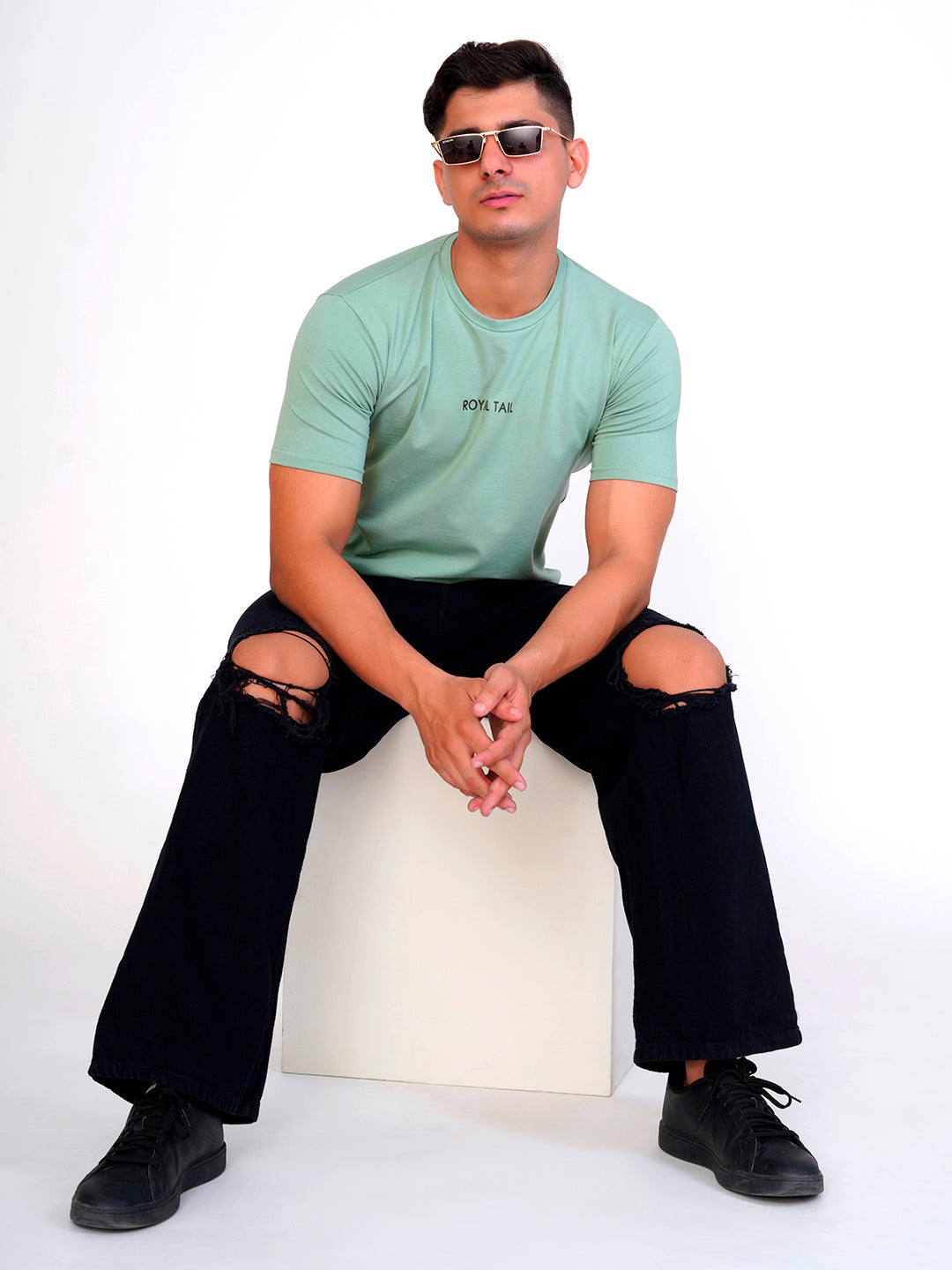 Gulf Stream Green Premium Organic Super Soft Cotton T-shirt - ROYALTAIL