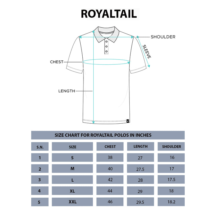 Blue Multicolour Textured Cotton Pique Polo Tshirt - ROYALTAIL