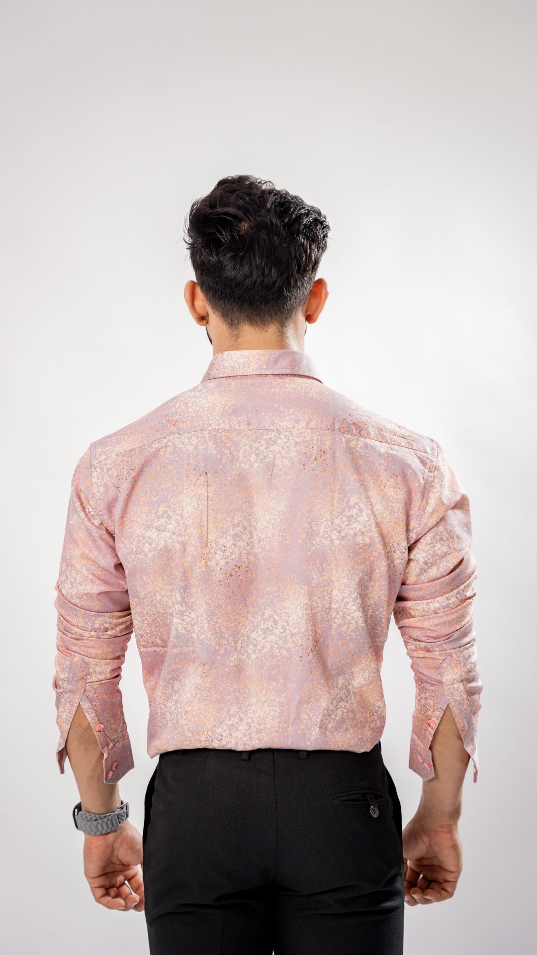 Pastel Purple Art Printed Premium Cotton Shirt - Royaltail