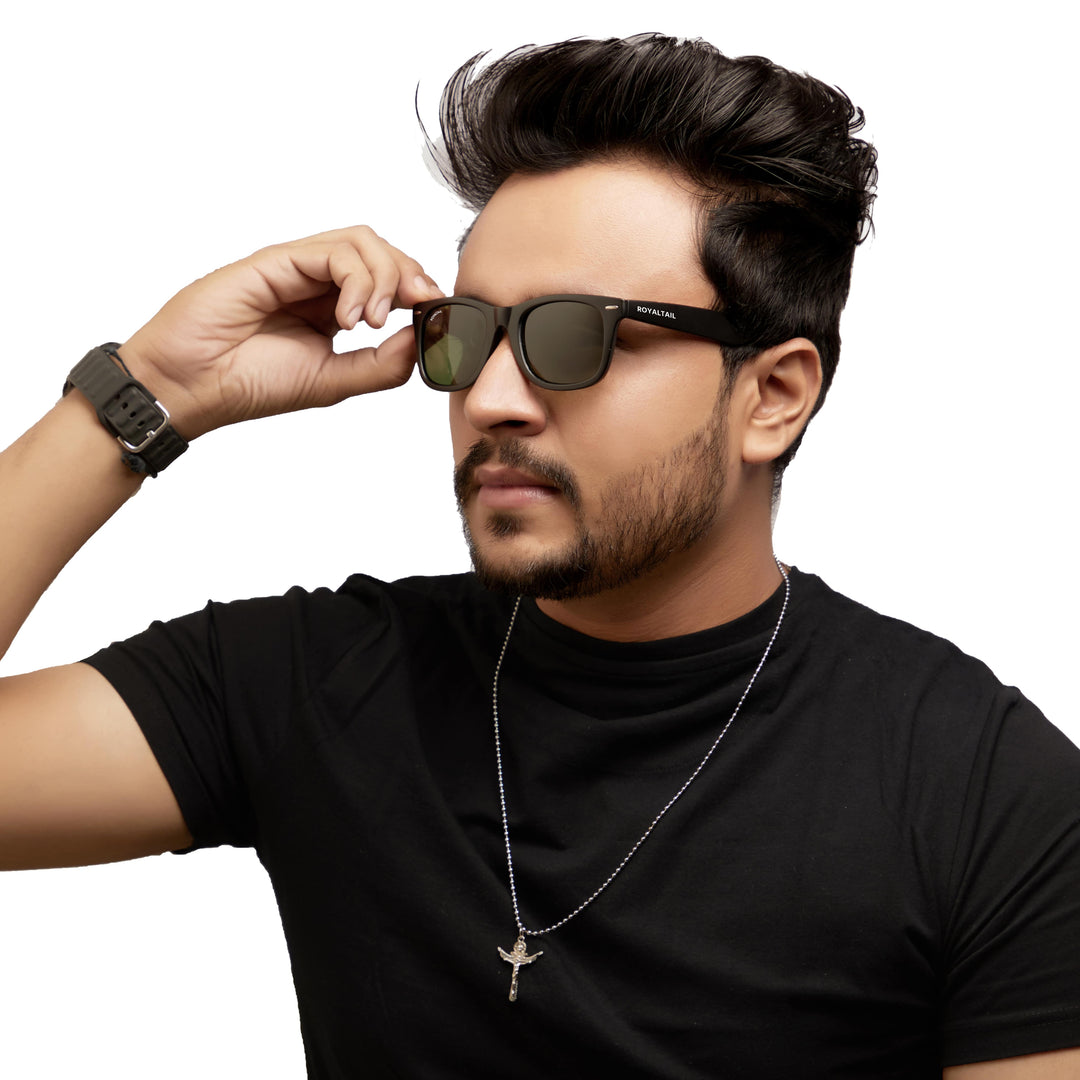 royaltail green sunglasses wayfarer