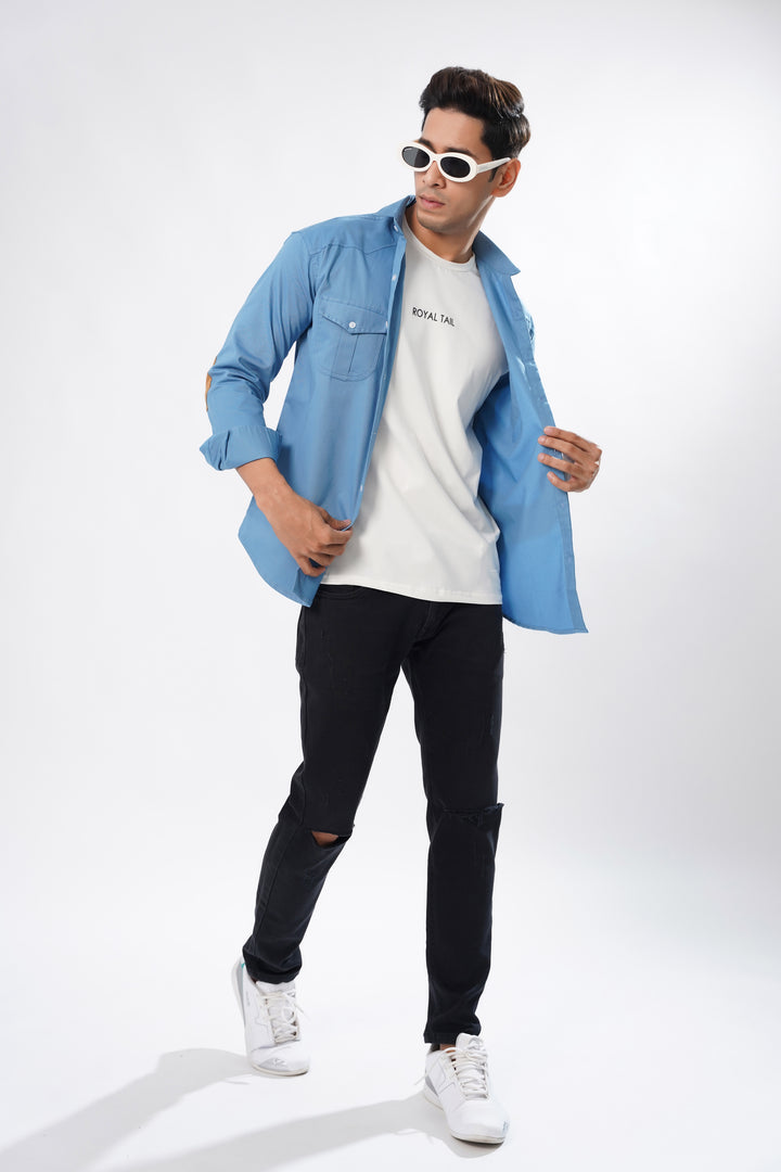 Blue Cargo Super Soft Premium Cotton Shirt - ROYALTAIL