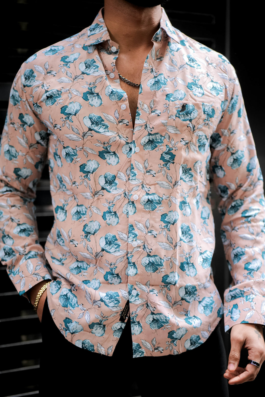 Princless Coral Paisely  Print Super Soft Premium Cotton Shirt - ROYALTAIL