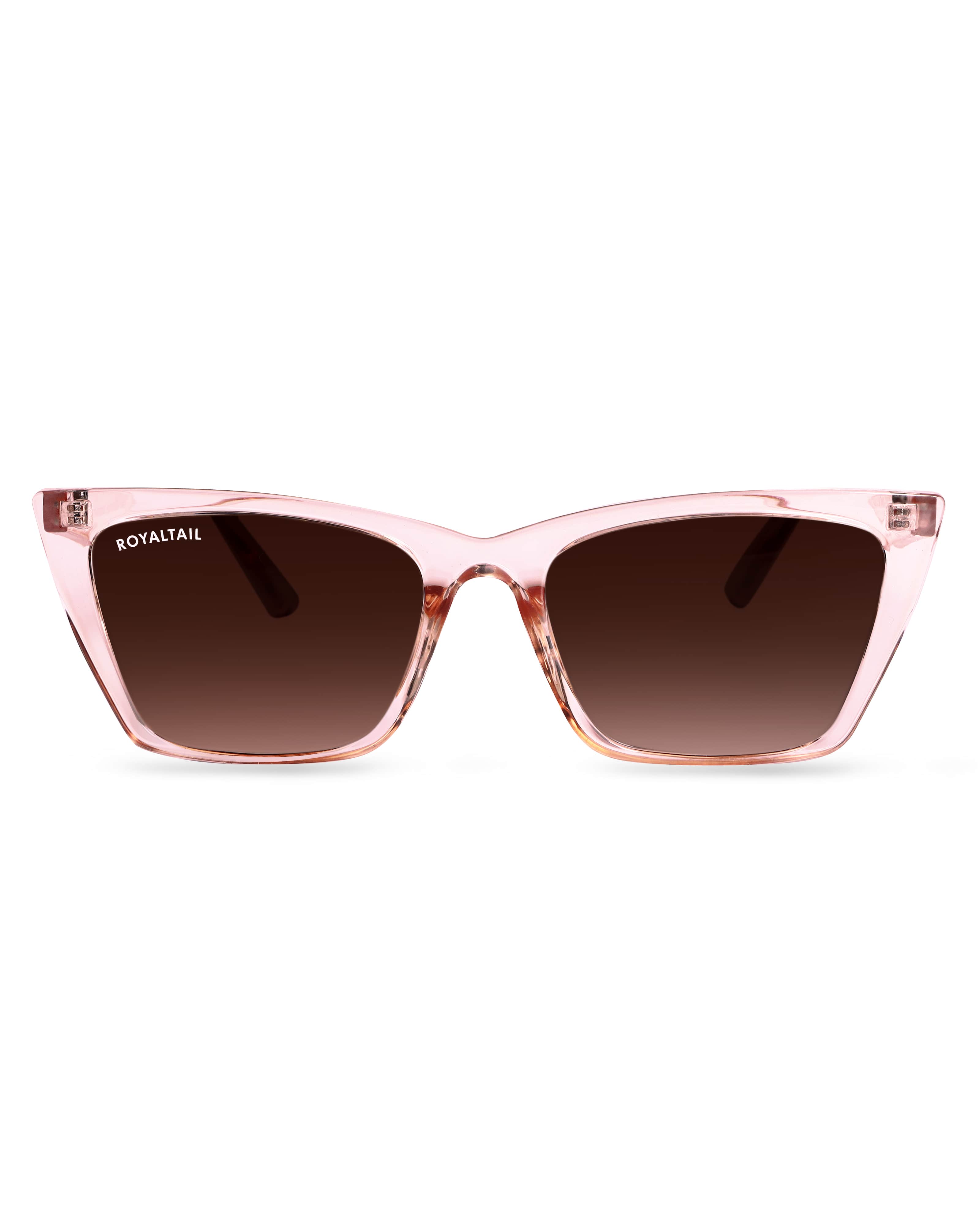 Cat Eyes Brown UV Protected Sunglasses RT047 Royaltail