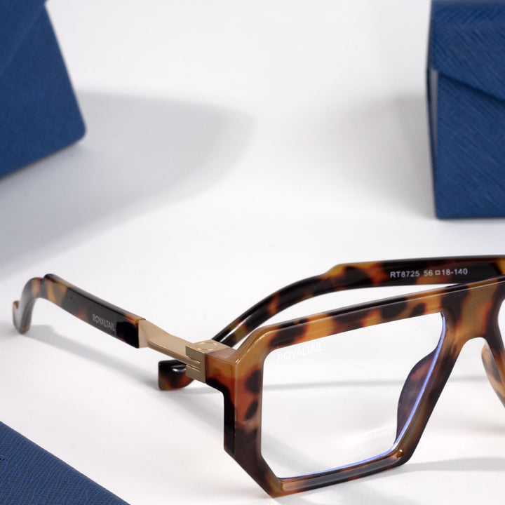 Rectangle Demi Brown Professor Trump Sunglasses For Men And Women - ROYALTAIL