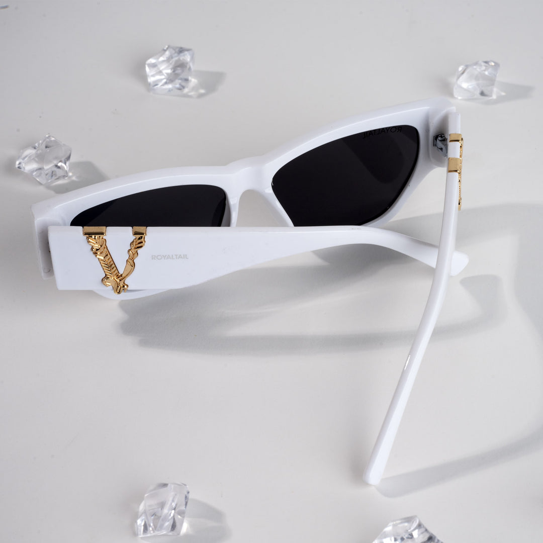 Vintage Cat Eye White Sunglasses For Men And Women - ROYALTAIL