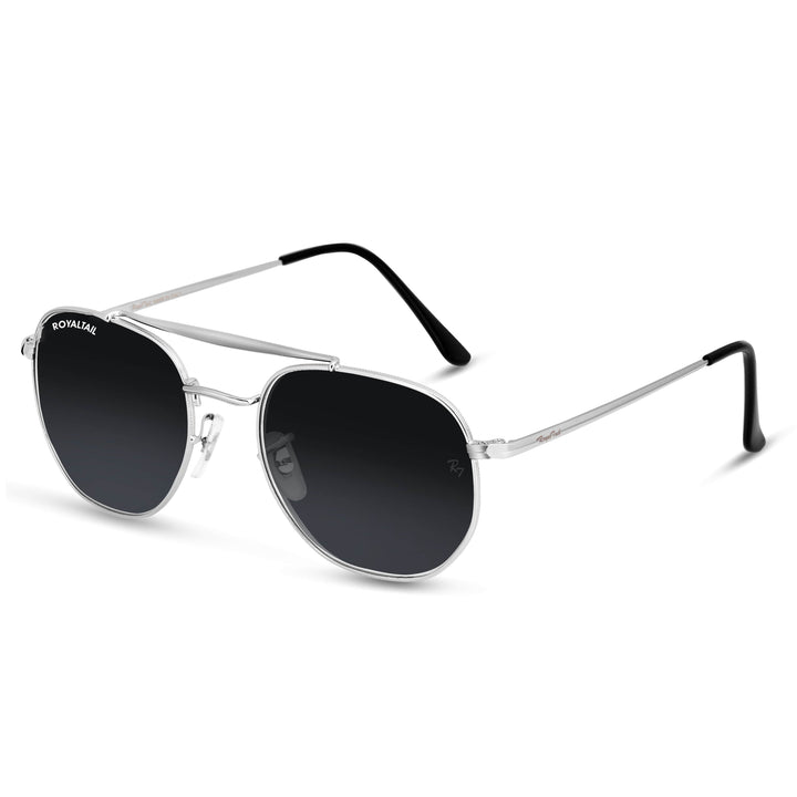 royaltail sunglasses square rt rou silver black