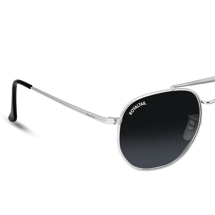 royaltail sunglasses square rt rou silver black