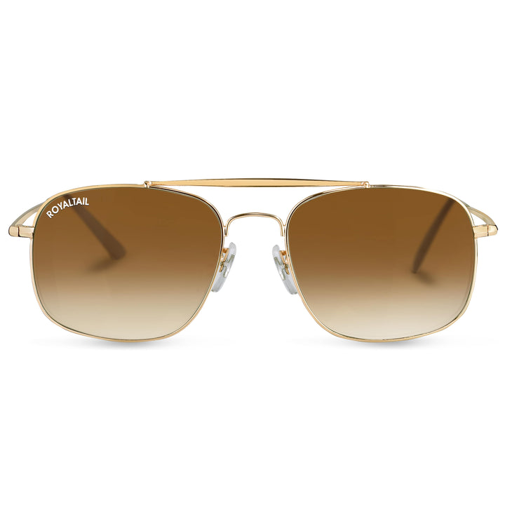 royaltail sunglasses square rt squ golden brown