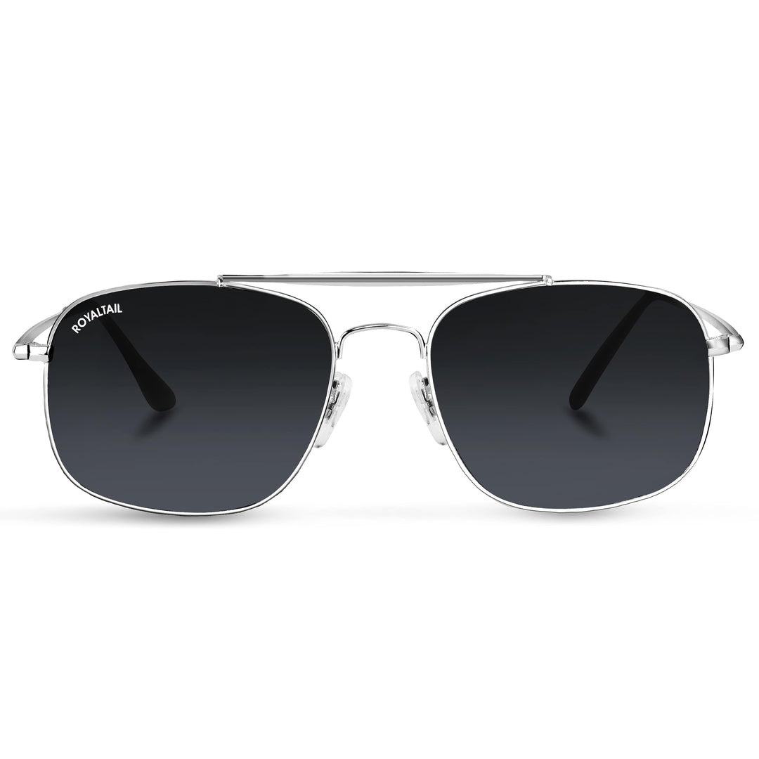 royaltail sunglasses square rt squ silver black