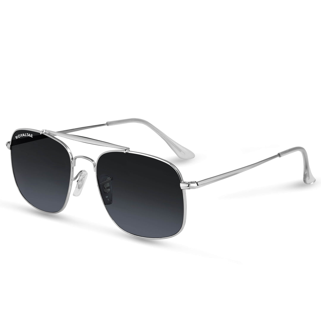 royaltail sunglasses square rt squ silver black