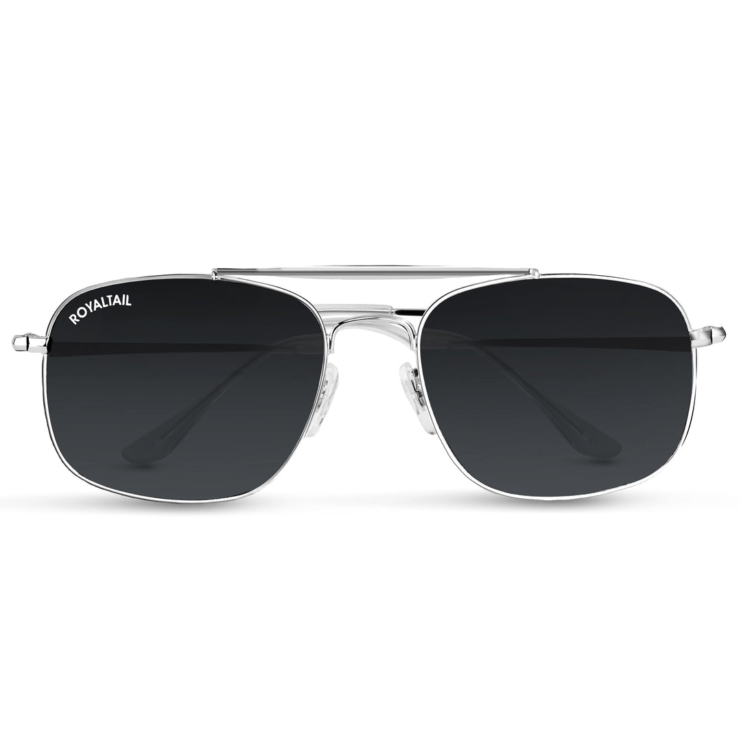 royaltail sunglasses square rt squ silver black