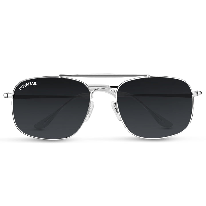 royaltail sunglasses square rt squ silver black