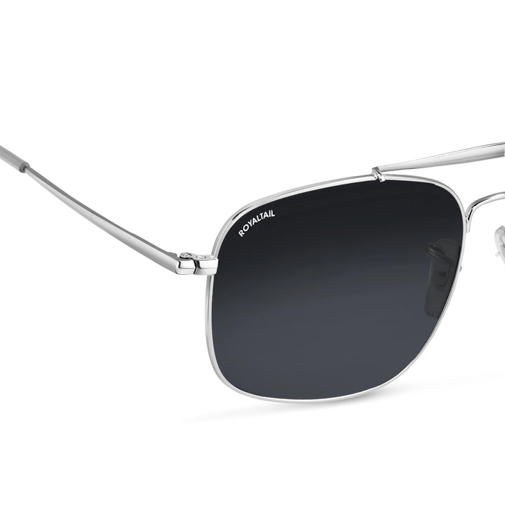 royaltail sunglasses square rt squ silver black