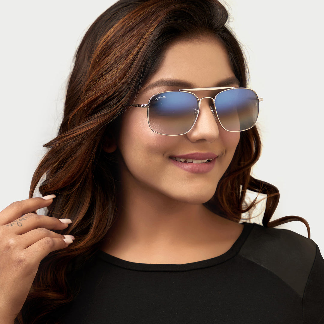 royaltail sunglasses square rt squ silver blue