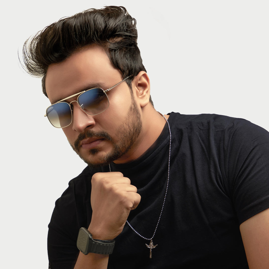 royaltail sunglasses square rt squ silver blue
