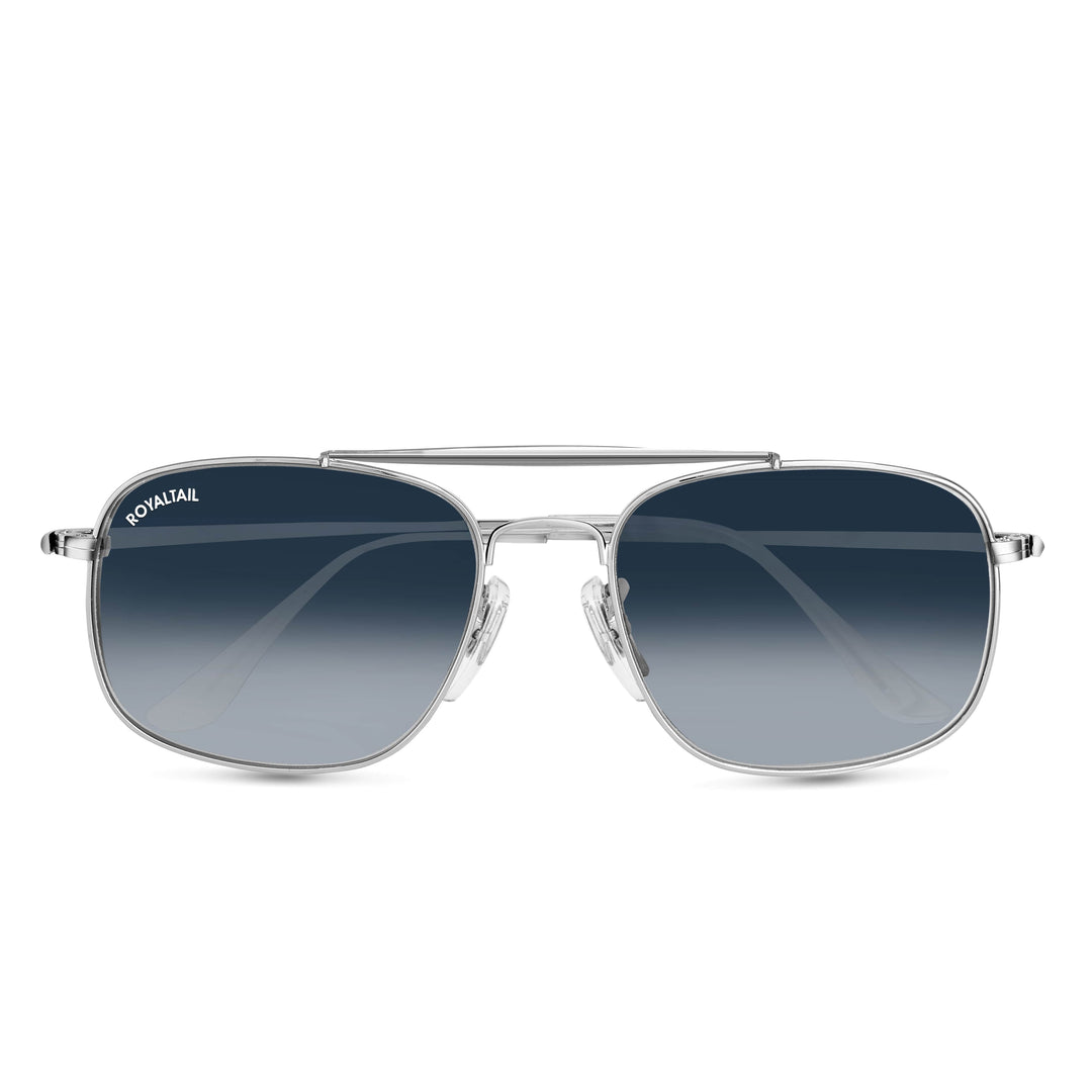 royaltail sunglasses square rt squ silver blue