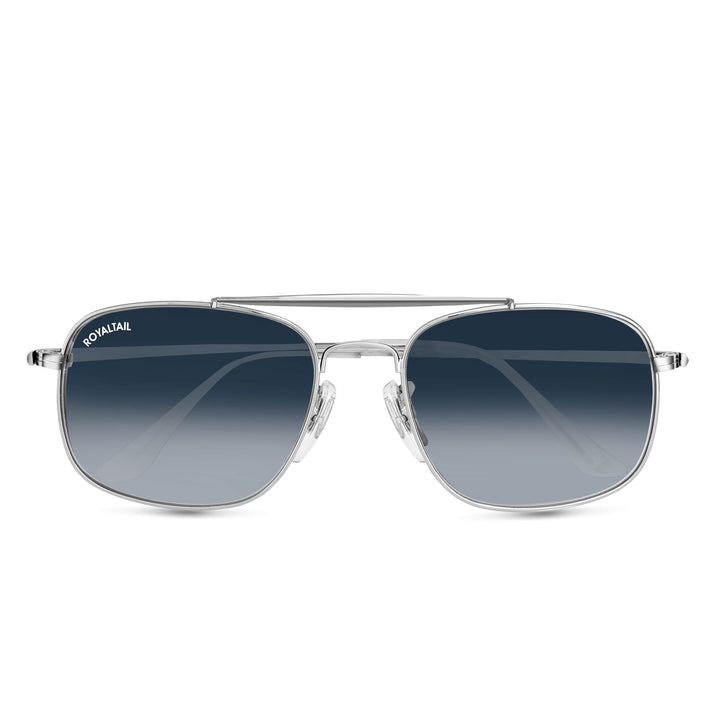 royaltail sunglasses square rt squ silver blue