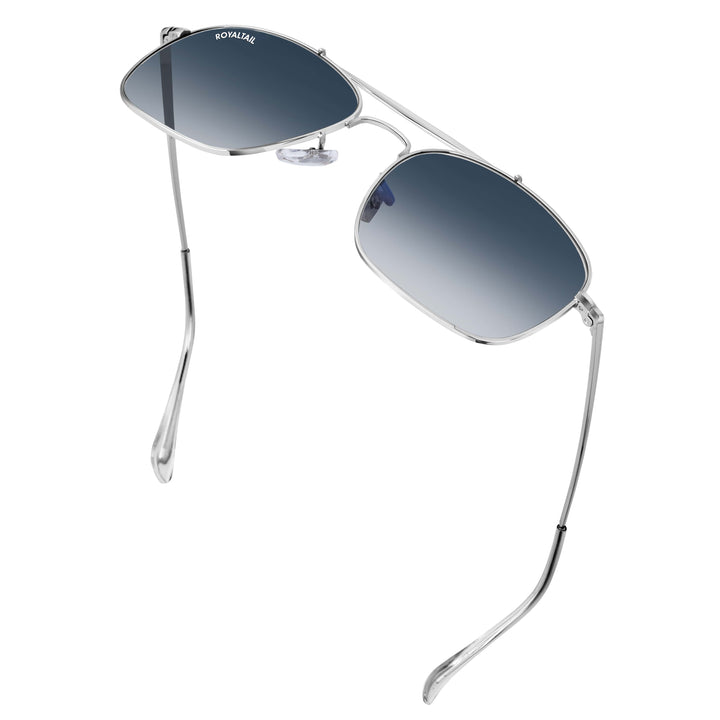 royaltail sunglasses square rt squ silver blue