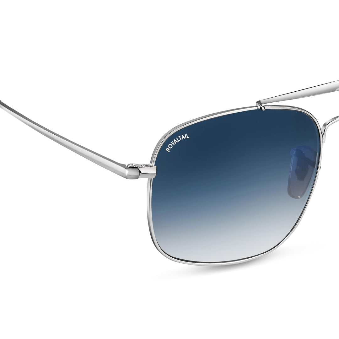 royaltail sunglasses square rt squ silver blue