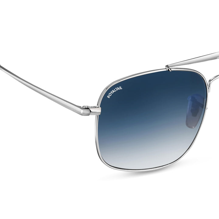 royaltail sunglasses square rt squ silver blue