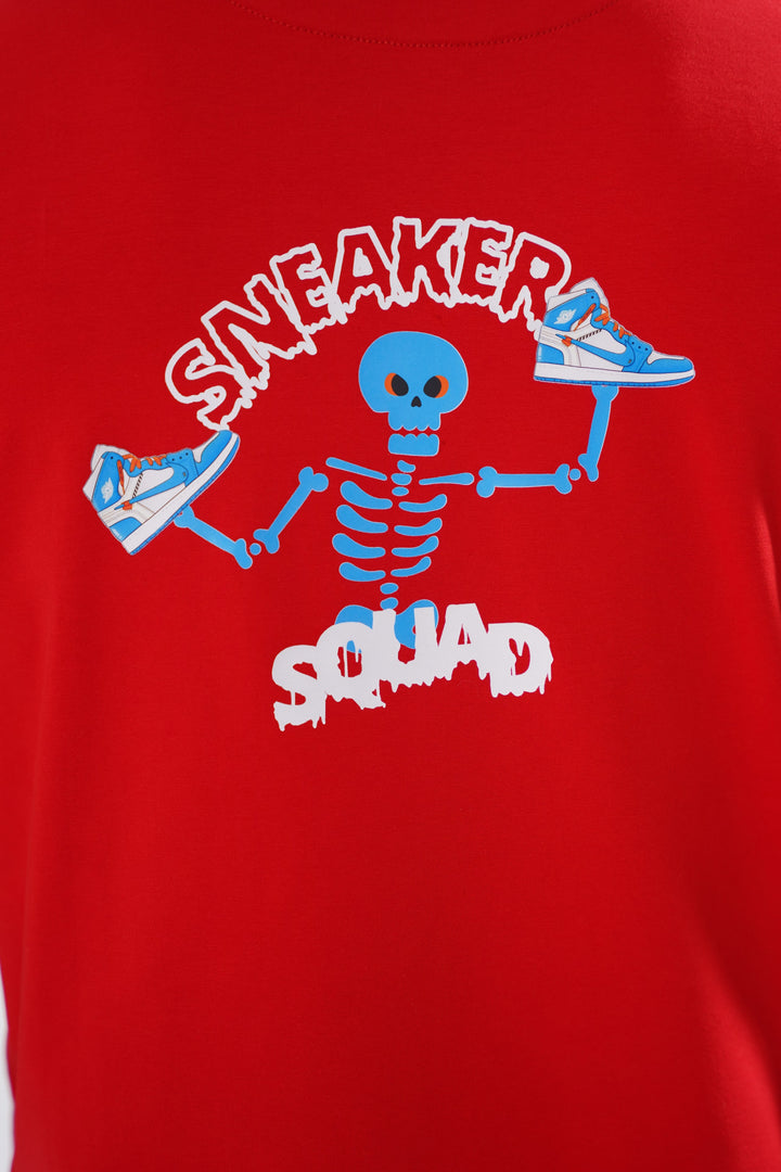 Scarlet Red Premium Organic Super Soft Cotton T-shirt - ROYALTAIL