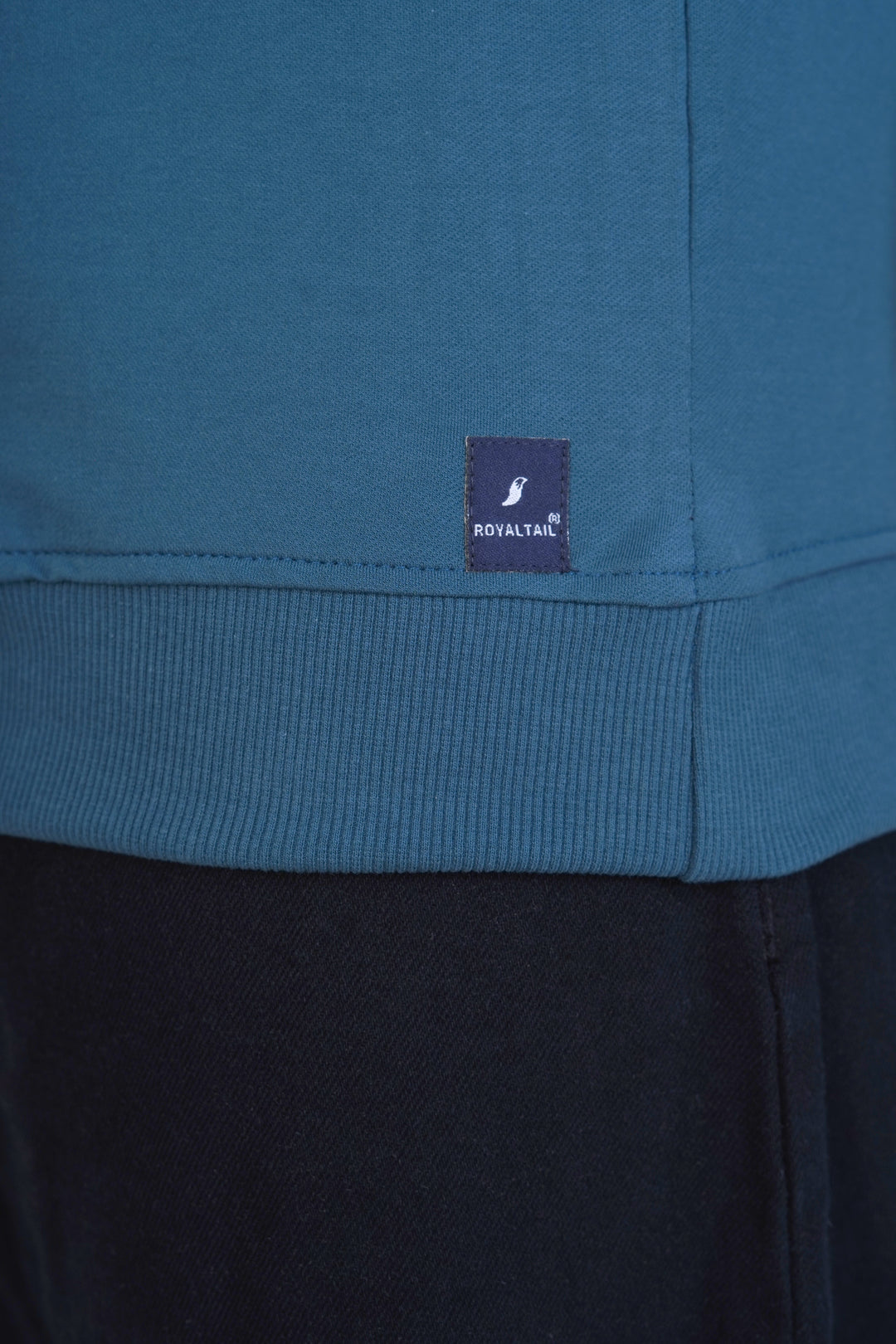 Deep Sea Blue Premium Organic Soft Cotton Sweatshirt - ROYALTAIL