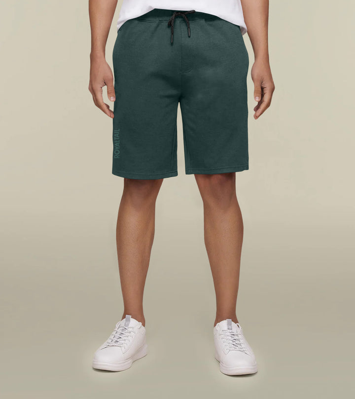 Mountain Green Premium Cotton Swim Shorts - ROYALTAIL