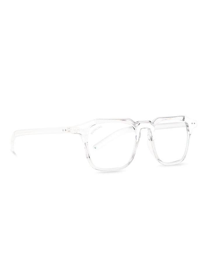 Clear Glass and Frame Square Kingsman-03 Series Sunglasses - Royaltail
