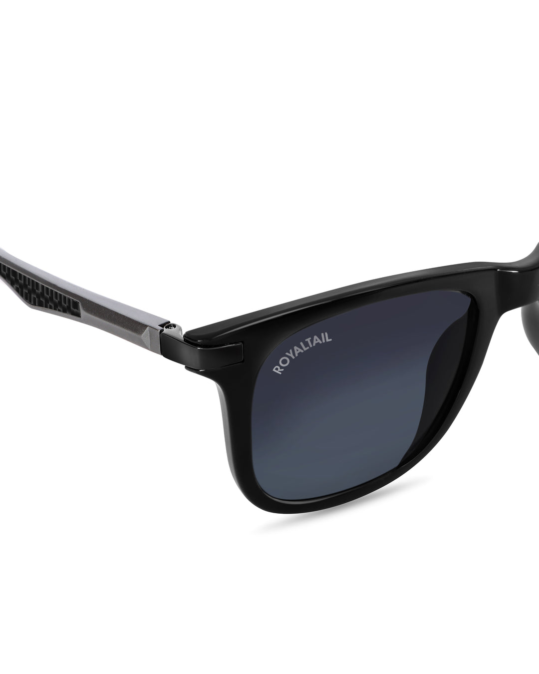 Black Glass and Black Frame Square Helmatta 4287 Edition Sunglasses - Royaltail