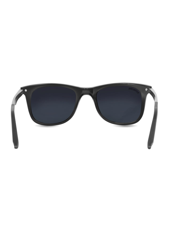 Black Glass and Black Frame Square Helmatta 4287 Edition Sunglasses - Royaltail