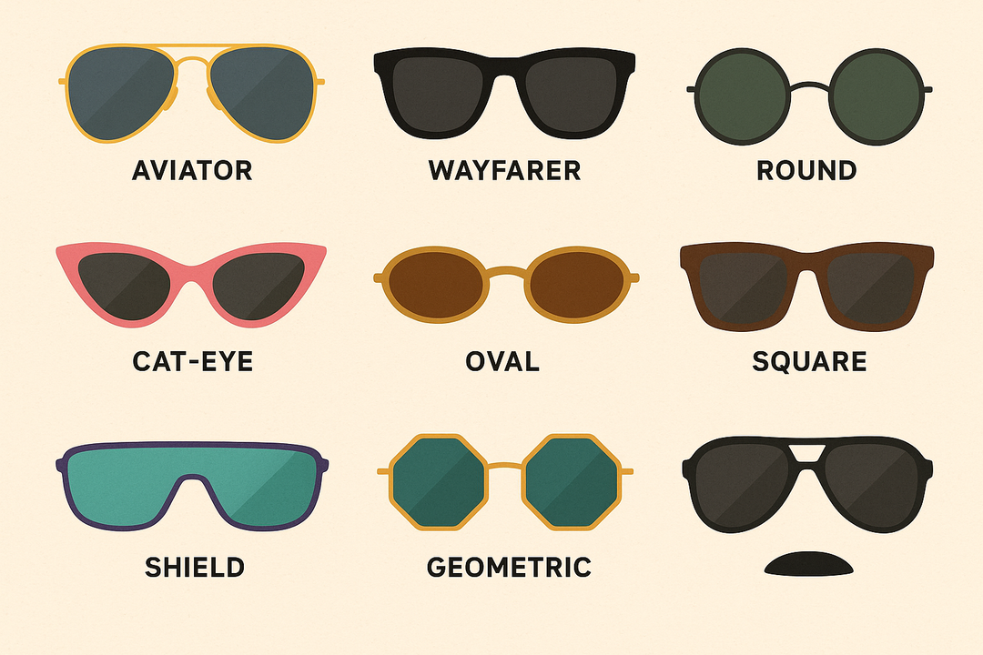 The Ultimate Guide to Sunglass Frame Styles | ROYALTAIL