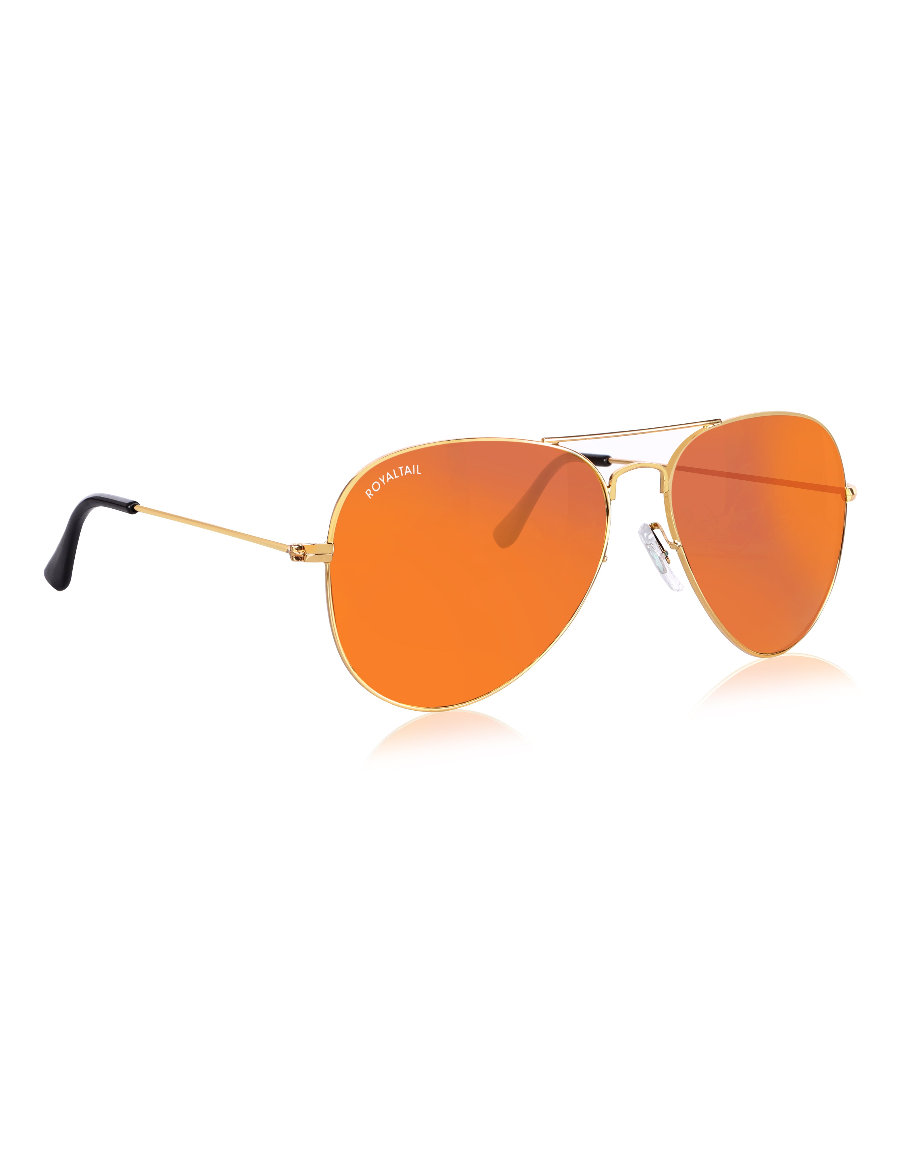 Buy Gold Sunglasses for Men by Ray-Ban Online | Ajio.com