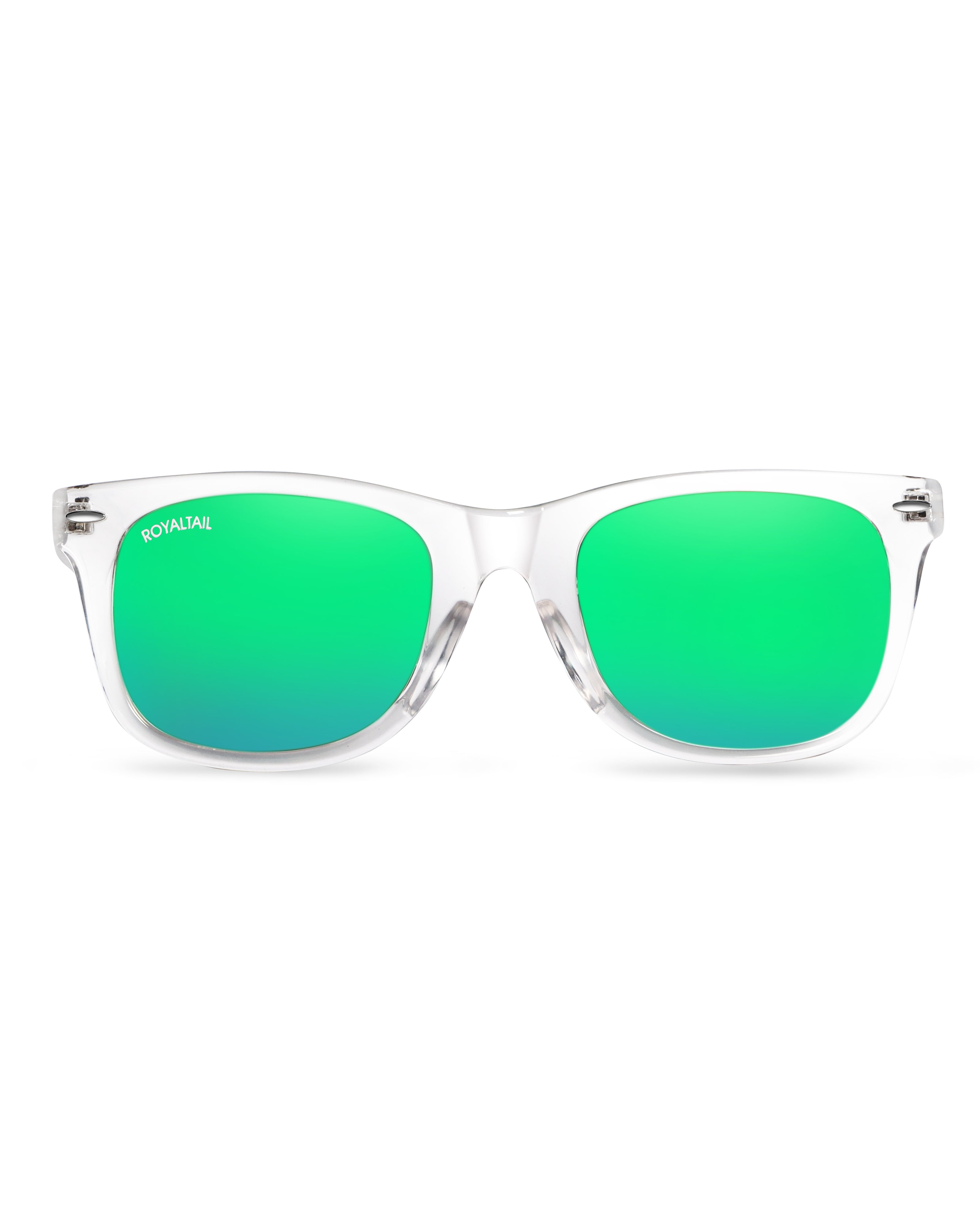 Ray-Ban Original Wayfarer Sunglasses Black/Crystal Green at CareOfCarl.com