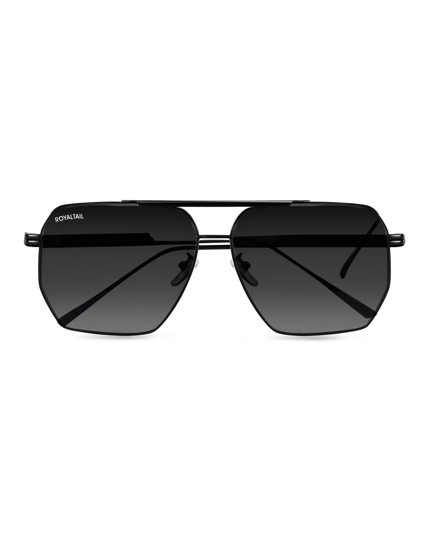 Bottaga Black UV Protected Metal Sunglasses RT061