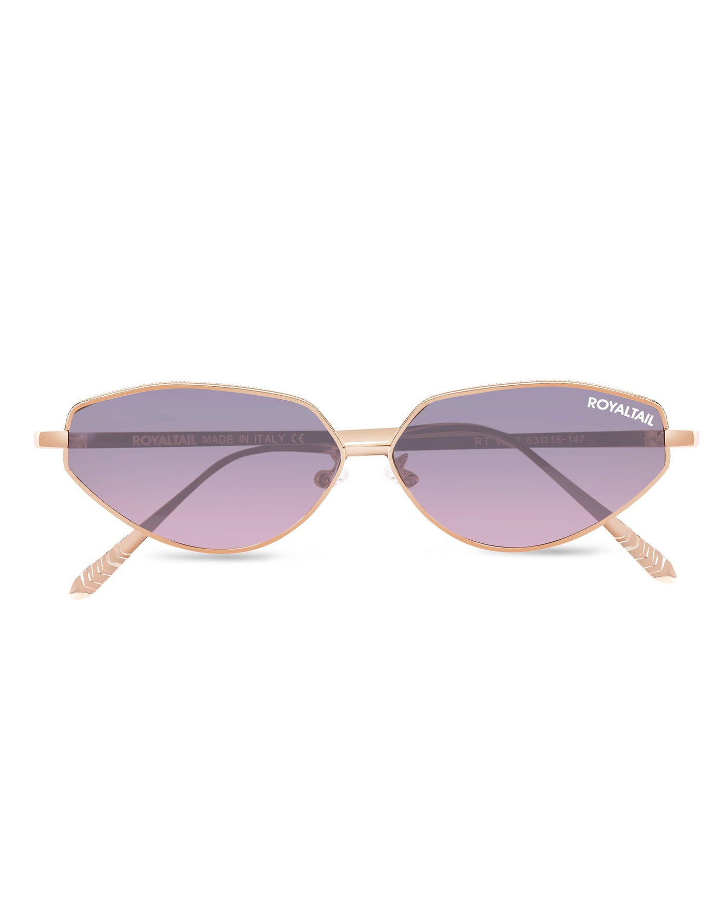 Classic Designer Pink & Gold-Toned UV Protected Cat Eyes Sunglasses RT054