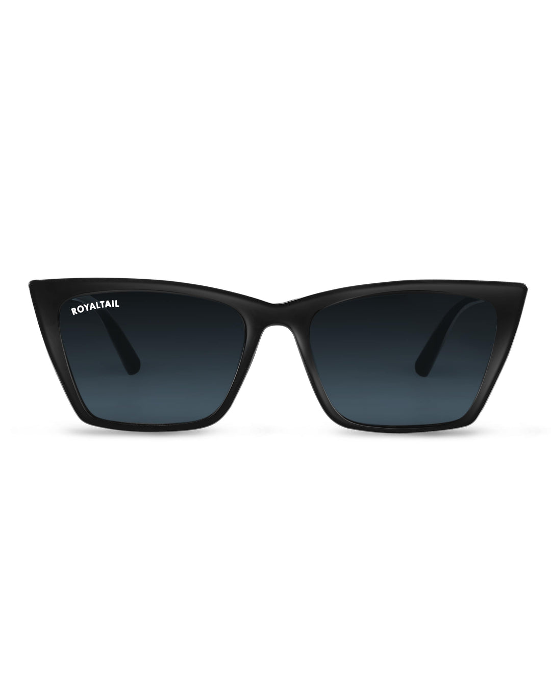 Black cat-eye sunglasses with black lenses – ROYALTAIL