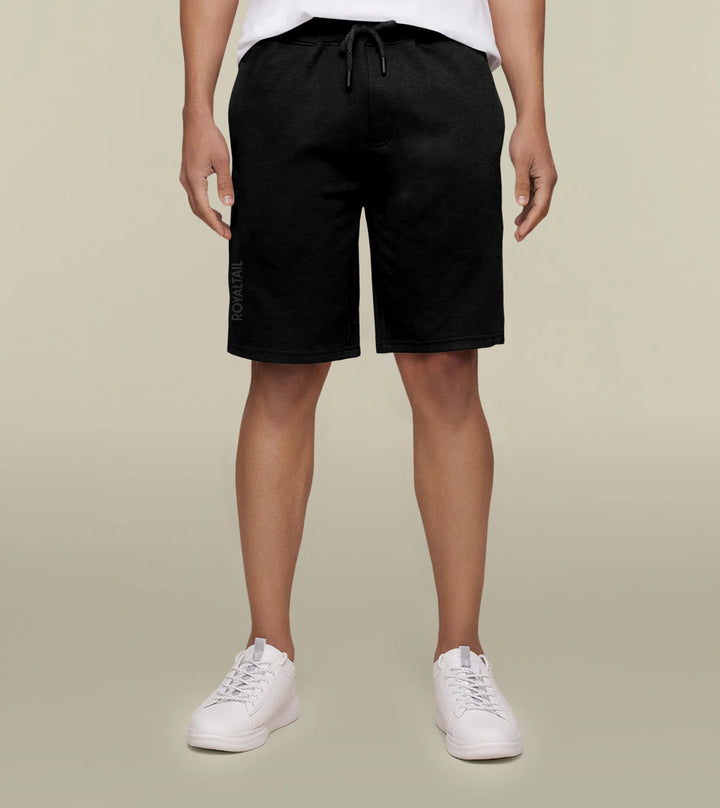 Black Cotton Swim Shorts for men – ROYALTAIL