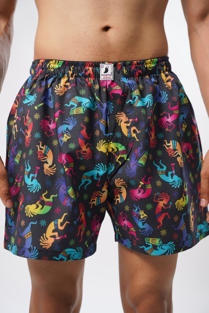 Black Print Boxer Shorts for men – ROYALTAIL