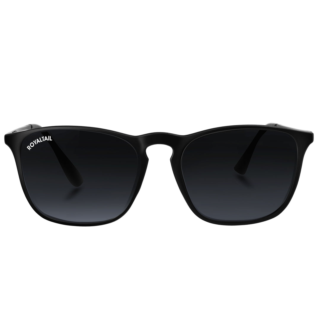 Black round sunglasses with black lenses – ROYALTAIL