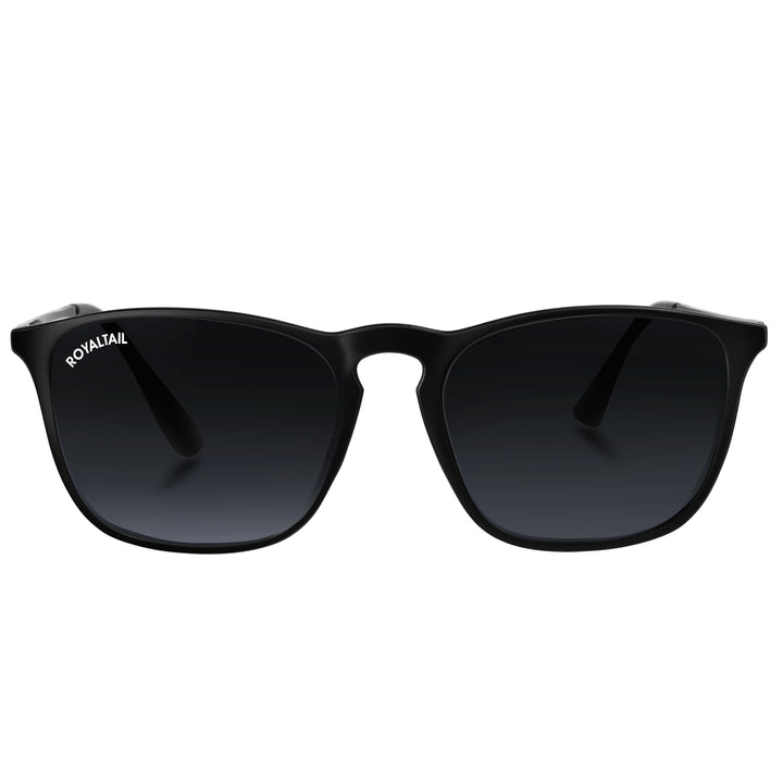 Black round sunglasses with black lenses – ROYALTAIL