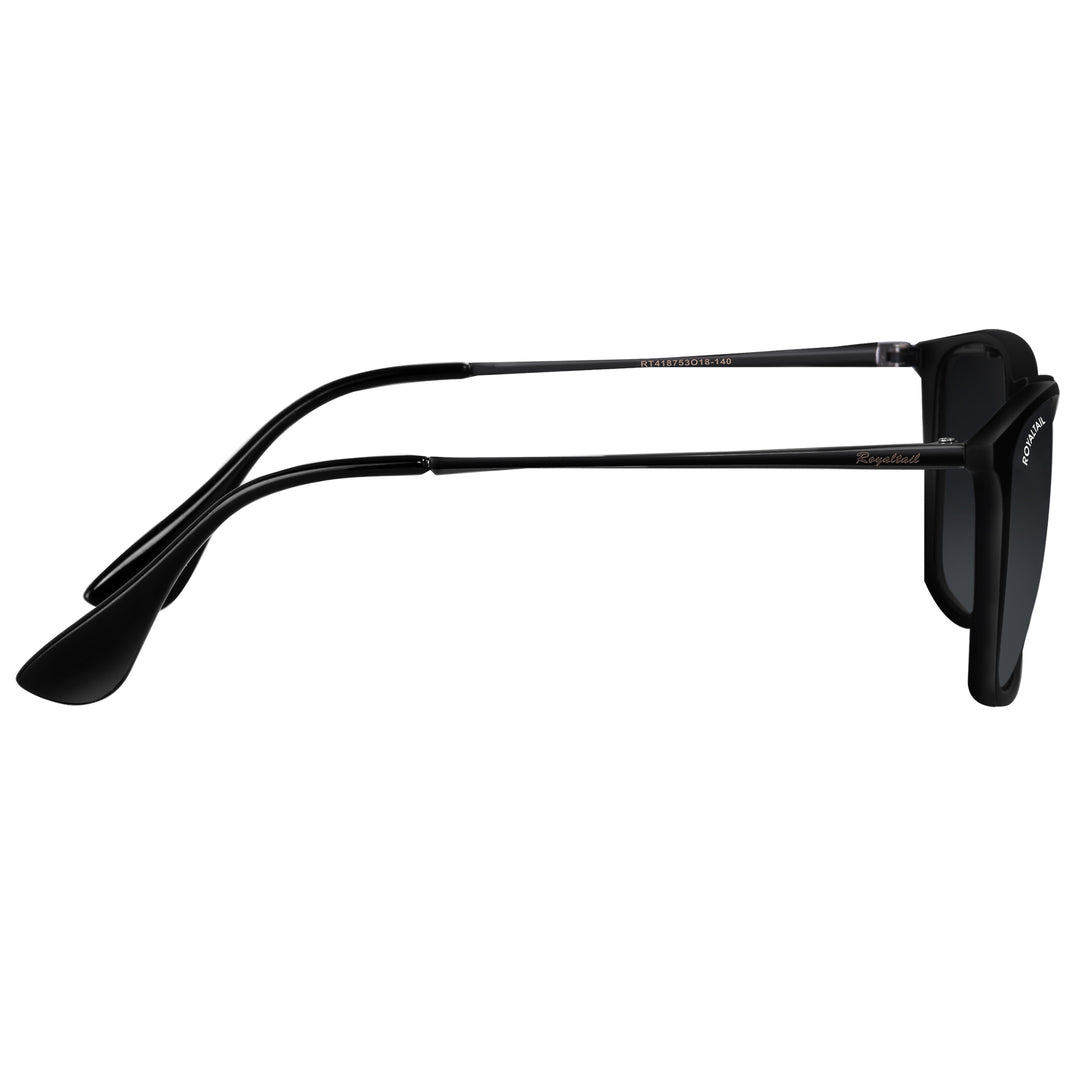 Black round sunglasses with black lenses, photo 6