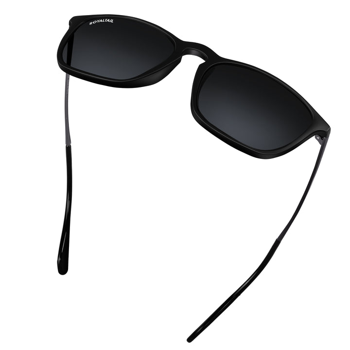 Black round sunglasses with black lenses, photo 7