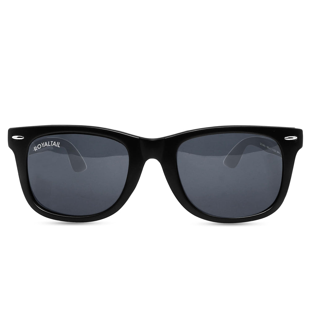 Wayfarer sunglasses for men and women, black frame and black lenses