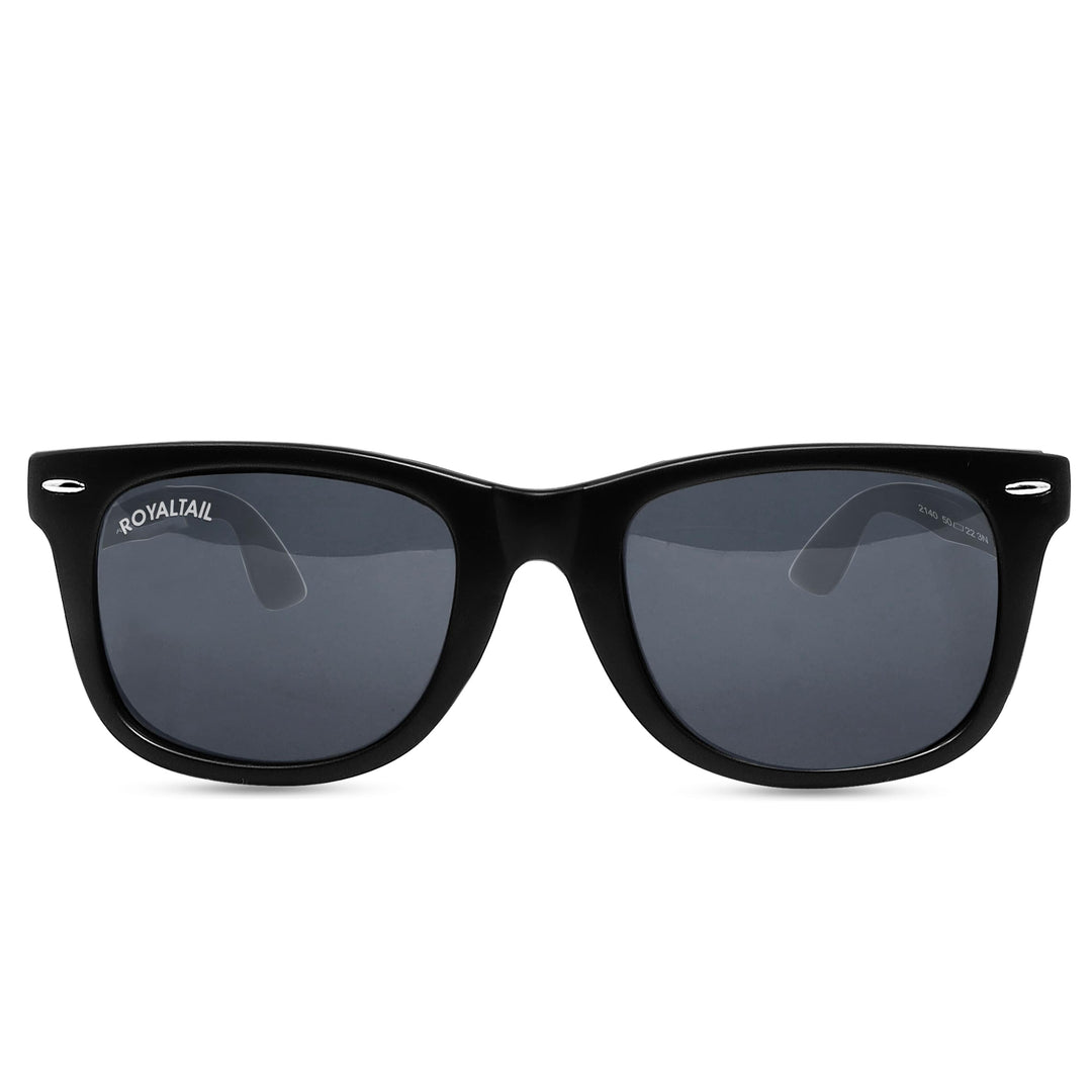 Wayfarer sunglasses for men and women, black frame and black lenses